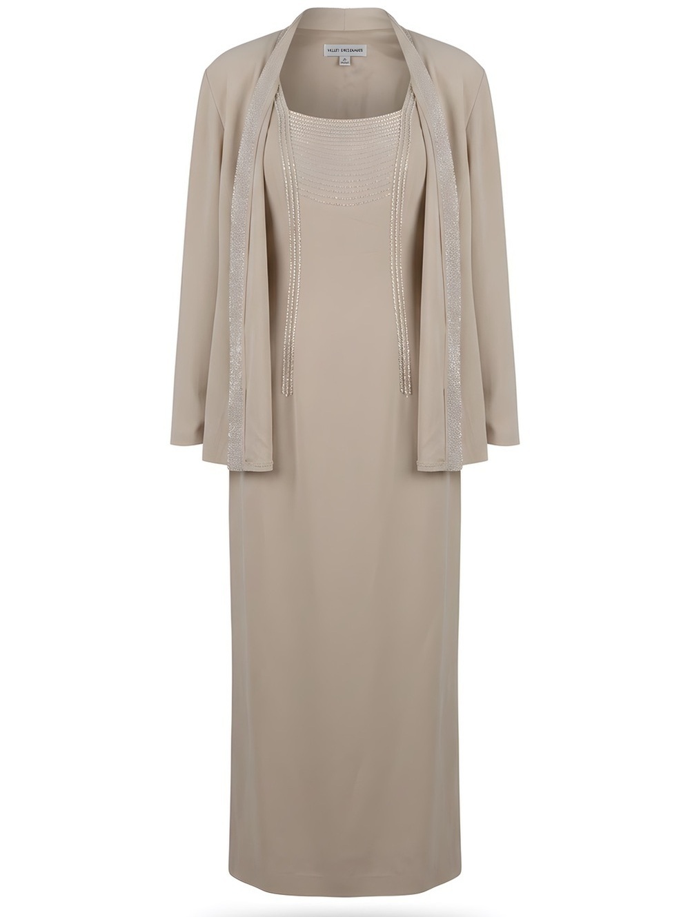 Mother of the Bride /Groom Sale -Elegant Cream Maxi Dress/jacket-Daymor Couture